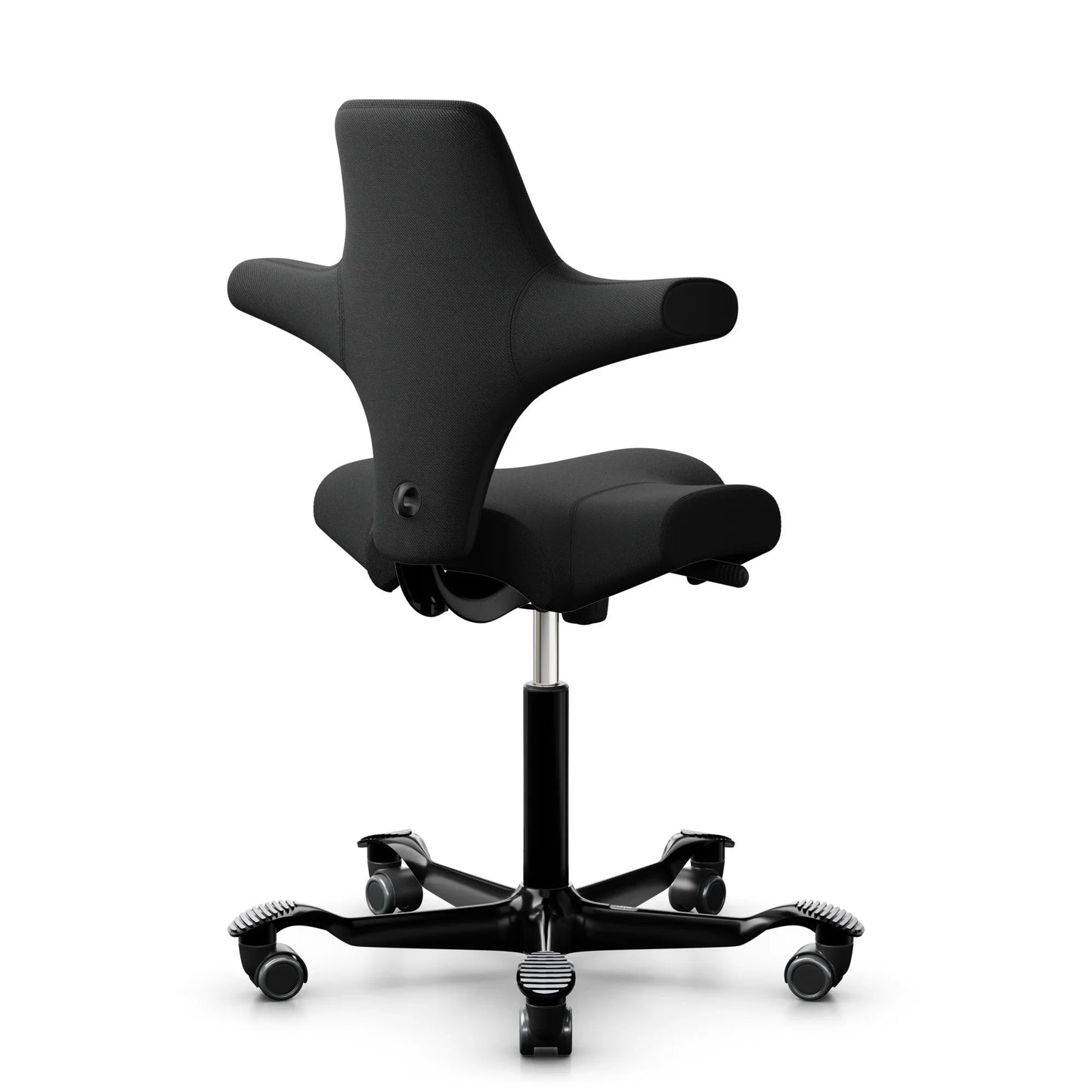 HÅG Capisco 8106 - SC60999 Noir / Noir / 200 mm / Roulettes pour sol dur