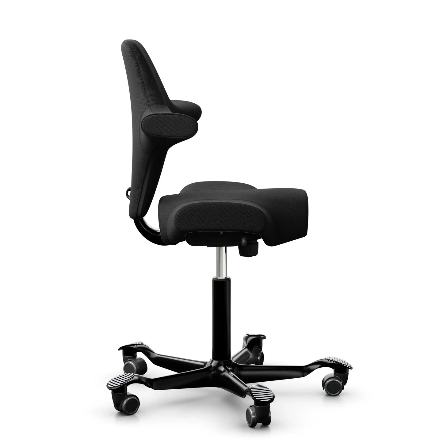 HÅG Capisco 8106 - SC60999 Noir / Noir / 200 mm / Roulettes pour sol dur