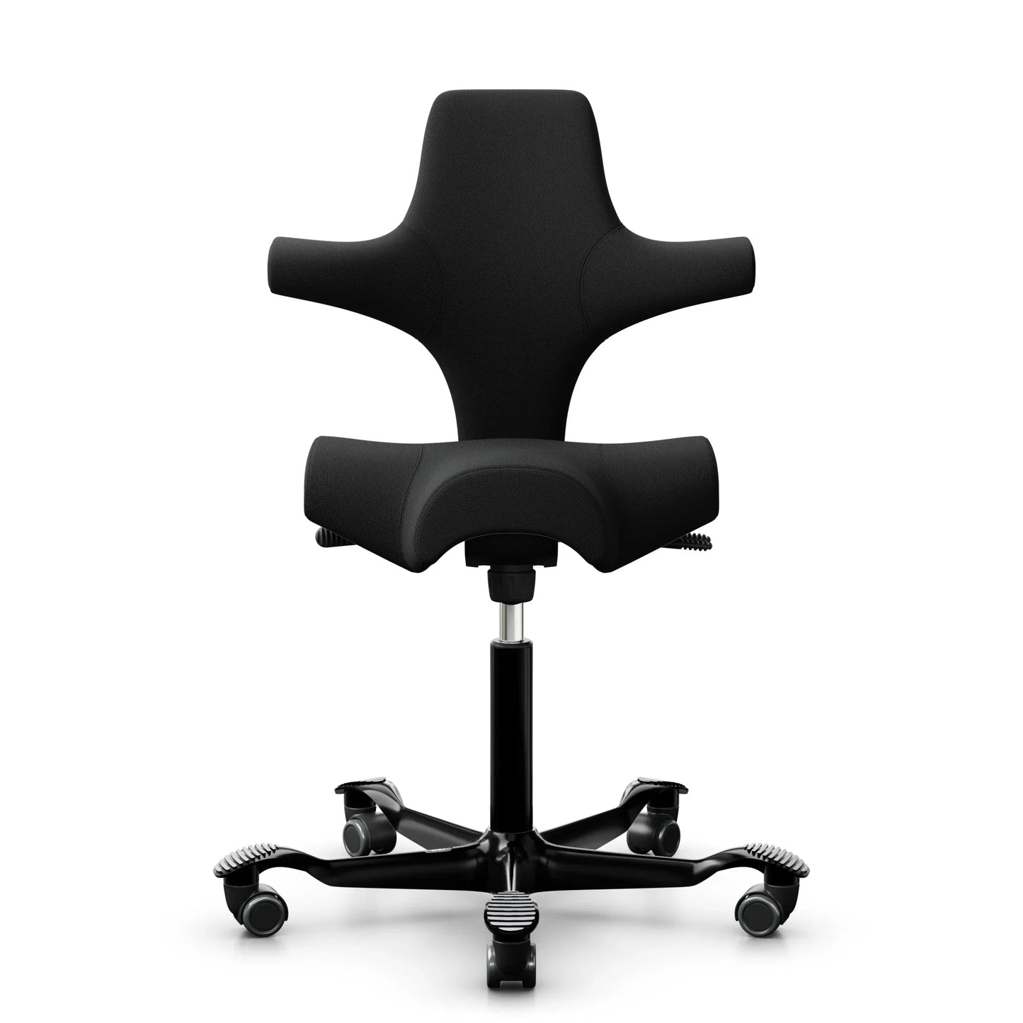 HÅG Capisco 8106 - SC60999 Noir / Noir / 200 mm / Roulettes pour sol dur