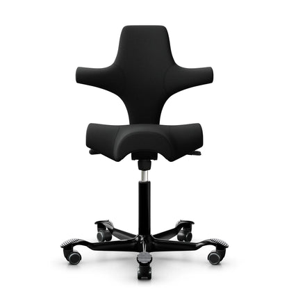 HÅG Capisco 8106 - SC60999 Noir / Noir / 200 mm / Roulettes pour sol dur